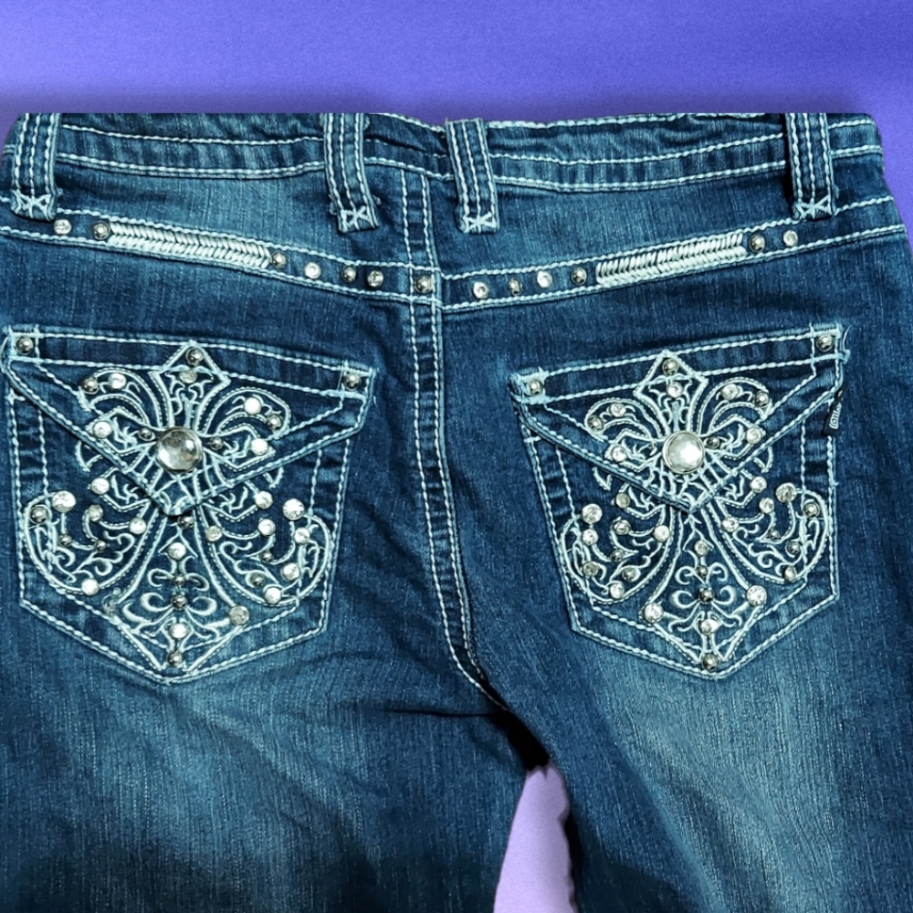 Platinum plush jeans